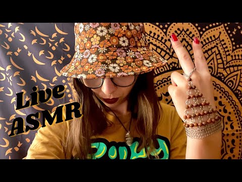 45 Minutes of LIVE ASMR Hand Movements✌️ Tingly & Relaxing Whispers✨