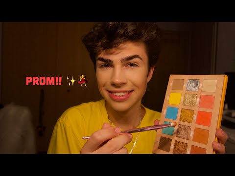 ASMR- Doing Your Prom Makeup [ Roleplay ] ✨💃