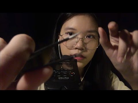 ASMR ไทย Plucking Your Negative Energy (and positive triggers)