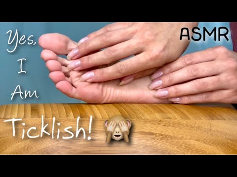 ASMR Foot Scratching with Long Nails 🦶💅