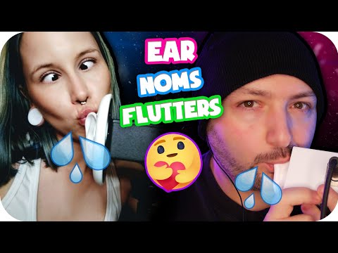 ASMR Ear Eating Tongue Flutters Mouth Sounds