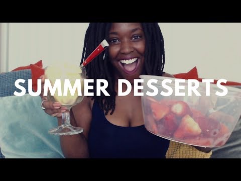 ASMRish Eating Watermelon, Strawberries, and Sorbet! | Dessert Mukbang