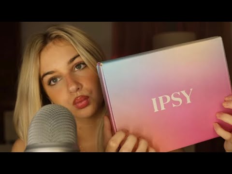 ASMR June Ipsy Unboxing 🌸 Makeup Tapping, Scratching, Whispered Ramble