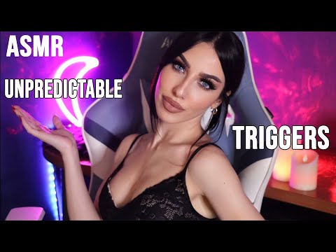 ASMR - Fast And Aggressive Tapping, Scratching, Nail Tapping, Mouth Sounds & Hand Sounds (Chaotic)