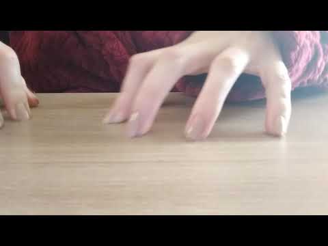 Aggressive table scratching ASMR