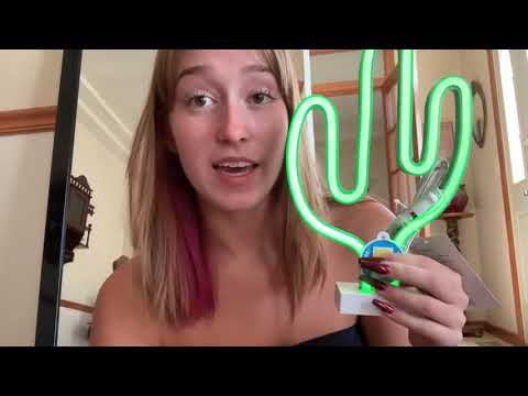 asmr- dorm room haul