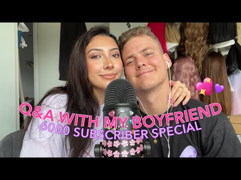 ASMR 6k Subscribers Special!! 💗✨ ~Q&A with my boyfriend~ THANKYOU ❤️ | Whispered