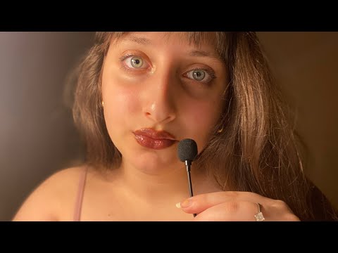 Asmr inaudible whispering+mouth sounds(very relaxing)