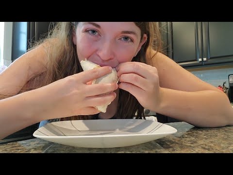 Cooking Breakfast Burrito and Devouring It ASMR