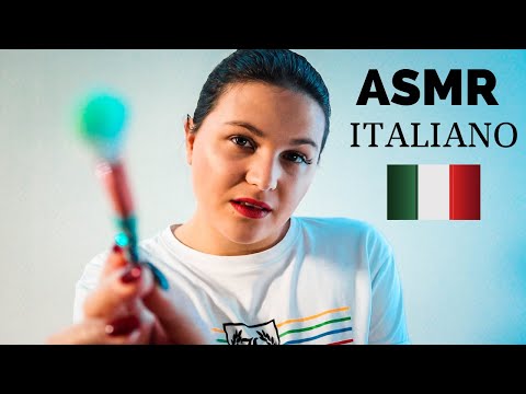 ASMR ITA 🇮🇹│RILASSATI CON ME 💤IL MIO PRIMO VIDEO ASMR IN ITALIANO (Face Brushing, Tapping...)