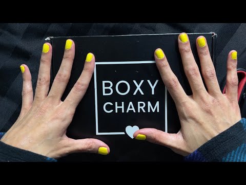 ASMR Unboxing Boxy Charm - Cosmetics/ Beauty Products (Whisper)Subscription box
