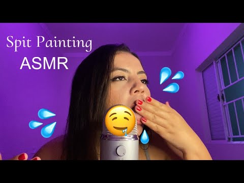 Asmr Spit Painting / Intense / Strong 💦