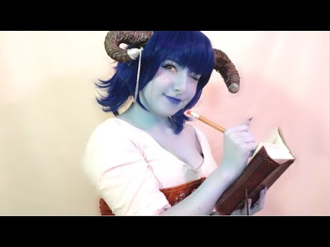♤ Cheeky Tiefling Sketches You ♤ Fantasy ASMR (Critical Role)
