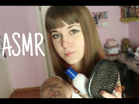 ASMR Português: Cuidando do seu cabelo | Roleplay