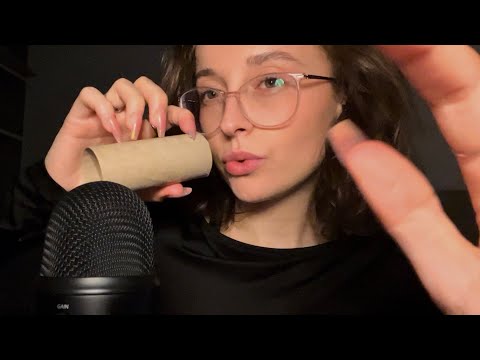 ASMR tapping and mouth sounds (+surprise)