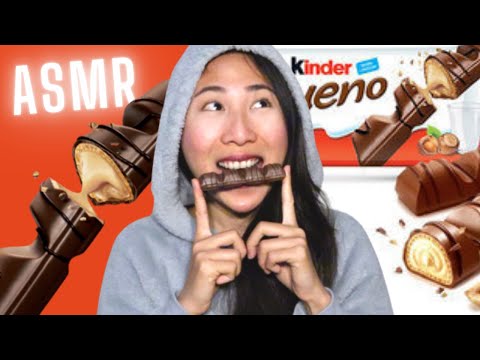 *Real ASMR Kinder Bueno chocolate 🍫🌰 Sleep & Tingles