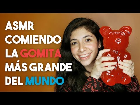 ASMR en Español - ¡Comiendo la Gomita más Grande del Mundo! 🌎
