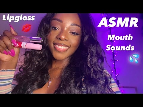 ASMR | Lipgloss Application💋🤍(Lots Of Mouth Sounds)💦