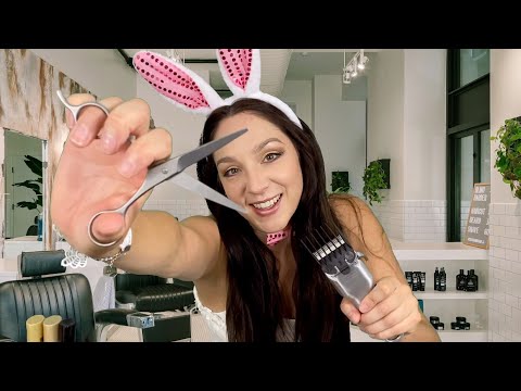 ASMR - MEN'S Haircut And Shave Role Play, Scissor And Shaving Sounds (🎃Halloween🎃)