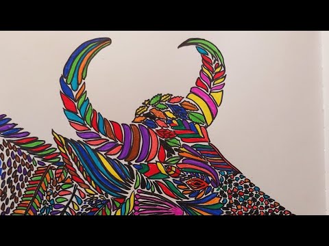 true relaxation with relaxing painting in the rain is the song of birds [ASMR] part 1