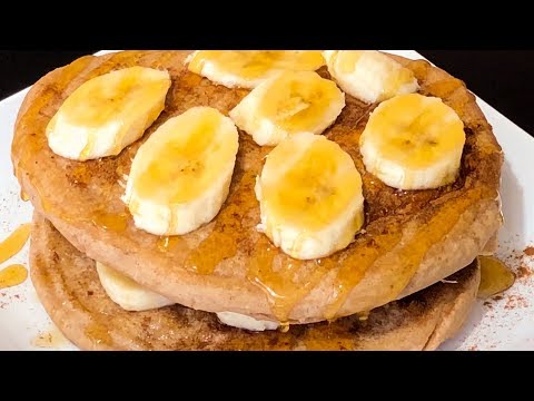 꿀흐르는 바나나 시나몬 팬케이크 My all time favorite breakfast! Banana Cinnamon Pancake
