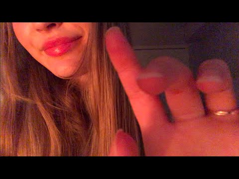 ASMR repeating clickity click with hand movements & hand sounds