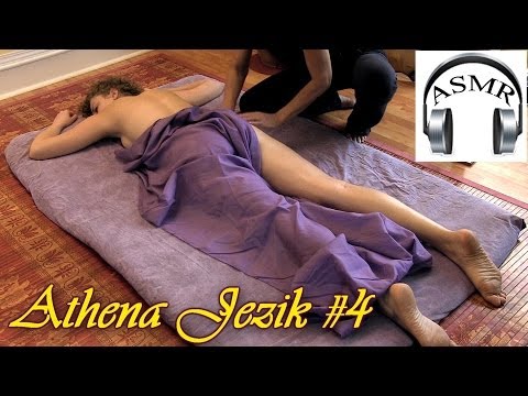 ASMR Back Massage, Athena Jezik #4, Relaxing Massage Therapy Draping Techniques