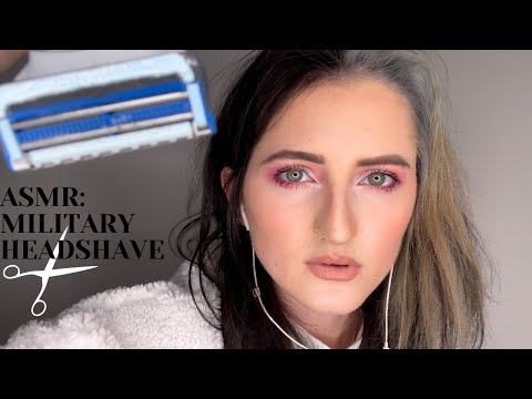 ASMR: SHAVING YOUR HEAD FOR THE MILITARY | Supportive | Bullying | Mean Barber | PART ONE