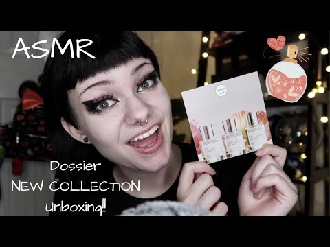 ASMR | New Dossier Original Collection Unboxing 💗 lots of tapping