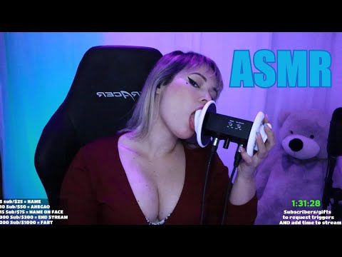 ASMR 🐱 Personal Ear Licking and Rawrs 🐱