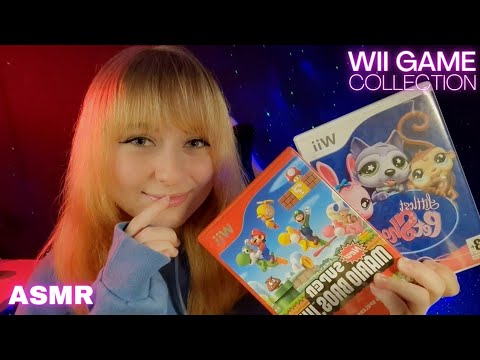 [ASMR] Nintendo Wii Games Show & Tell 🎳 (Collection Whispering)
