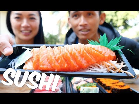 SUSHI Mukbang *Lets Eat (กินซูชิกันค่ะ...พูดไทย) *English SUB | SAS-ASMR