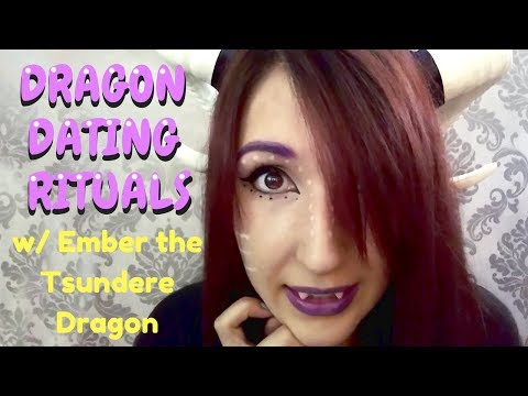 ASMR - FANSERVICE DRAGON ~ Tsundere Dragon Girl Returns! Dating Rituals & Kissing ~