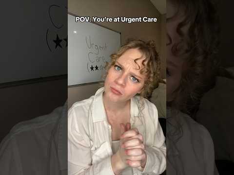 POV: Seeing a Doctor at Urgent Care #doctor #skit #sketchcomedy #comedian #pov