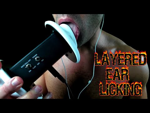ASMR Intense Layered Ear Licking