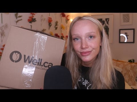ASMR Whispered Well.ca Unboxing! Travel Beauty Essentials + My Flight Got Cancelled ✈️😢 | GwenGwiz