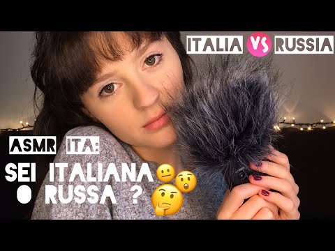 😱 SEI ITALIANA O RUSSA? ASMR Rispondo alle vostre DOMANDE! Q&A 👏 || АСМР на Итальянском Языке 🇮🇹