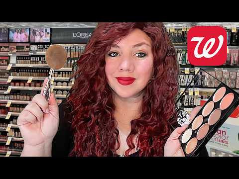 ASMR Walgreens BEAUTY Consultant DOES your MAKEUP Roleplay