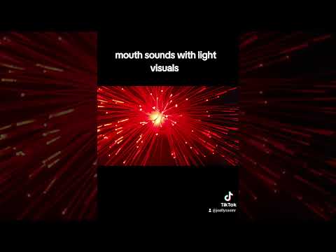 light visuals with mouth Sounds #asmr #mouthsoundsasmr