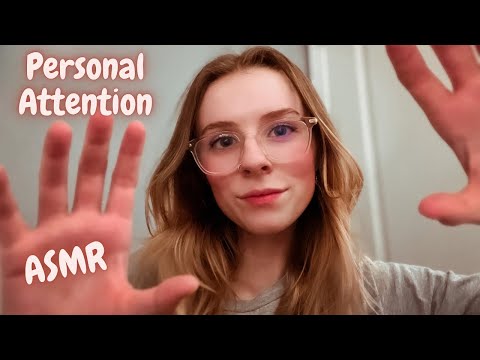 ASMR | Personal Attention (taking your things) tapping + mouth sounds
