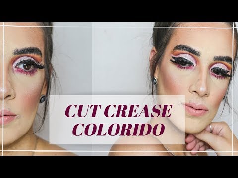 CUT CREASE COLORIDO | por: Thays Lombardi