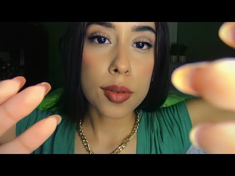 ASMR Ear Tickles, Face Tracing, Lens Tapping (Spanish & Eng) Cosquillas Para Dormir