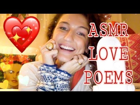ASMR ~ POEMAS DE AMOR (love poems)!  ❤️ ❤️ ❤️