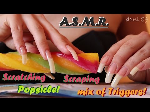 🎧 intense Binaural ASMR 🍭 Scratching, Scraping (..etc!) 🍦 POPSICLE 🍡 ...so tingly ❖ mix of Triggers!