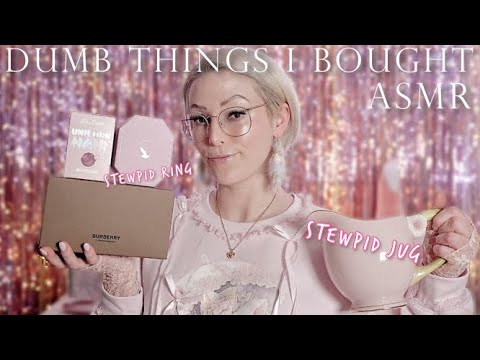 (ASMR) Stupid Things I Spent All My Money On Recently 🤑💸💳 a kind of haul video ~ soft speaking asmr