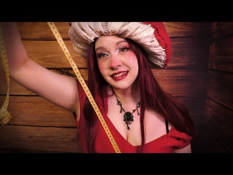 Measured Head to Toe by a sweet Mushroom Lady 🍄 [ASMR] (Personal attention, fabric sounds, etc)