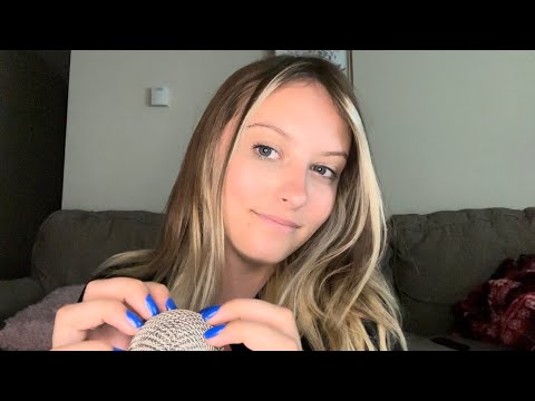 ASMR Mic Scratching and Mouth Sounds!