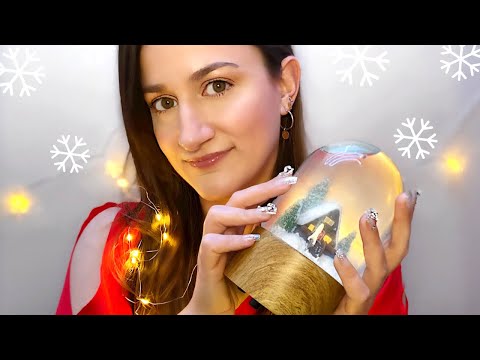 ASMR ❄️ My Christmas Decorations ❄️ Whispered (Tapping & Scratching)