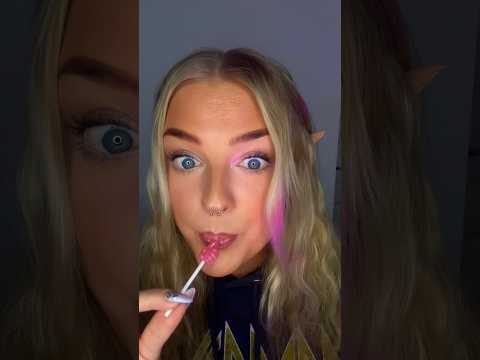 Elf tries lollipop with poprocks! Part 1 #asmr#mouthsounds#mouthsoundasmr#eatingsounds#roleplay#elf