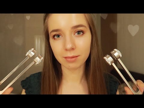 ASMR TRIGGER ASSORTMENT: TUNING FORKS, HAND MOVEMENTS, CAMERA TAPPING, WHISPER. SLEEP AND RELAX.
